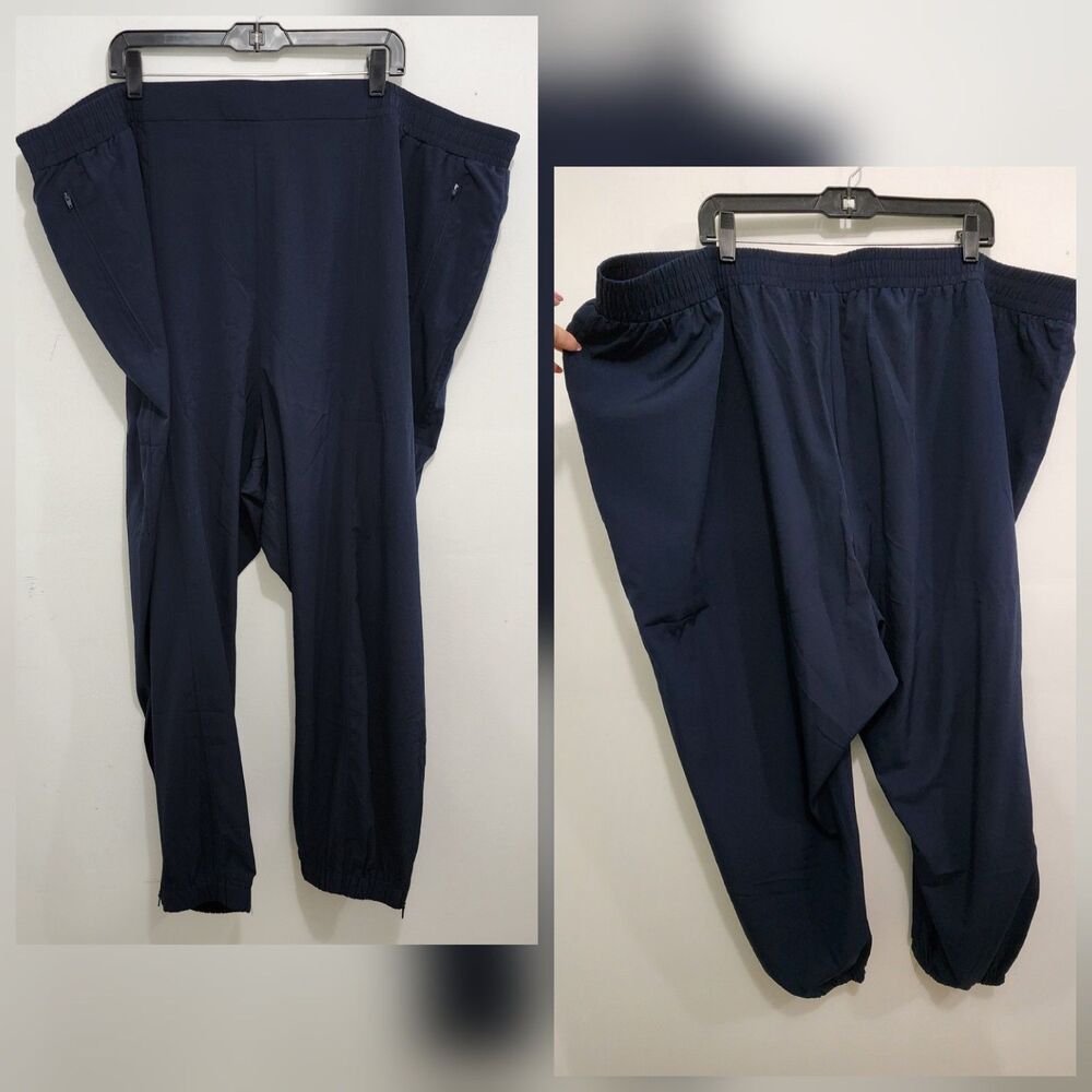 Old Navy Mid-Rise StretchTech Ankle Jogger Pants Salt Navy Athleisure Size 4X
